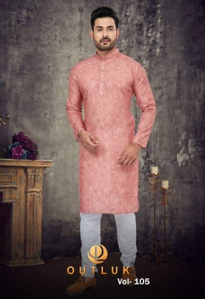 Outluk Vol 105 Traditional Wear Menswear Kurta Payjama Collection
